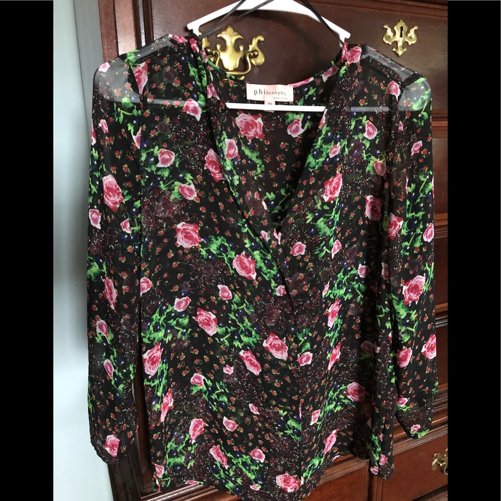 Philosophy Sheer Blouse